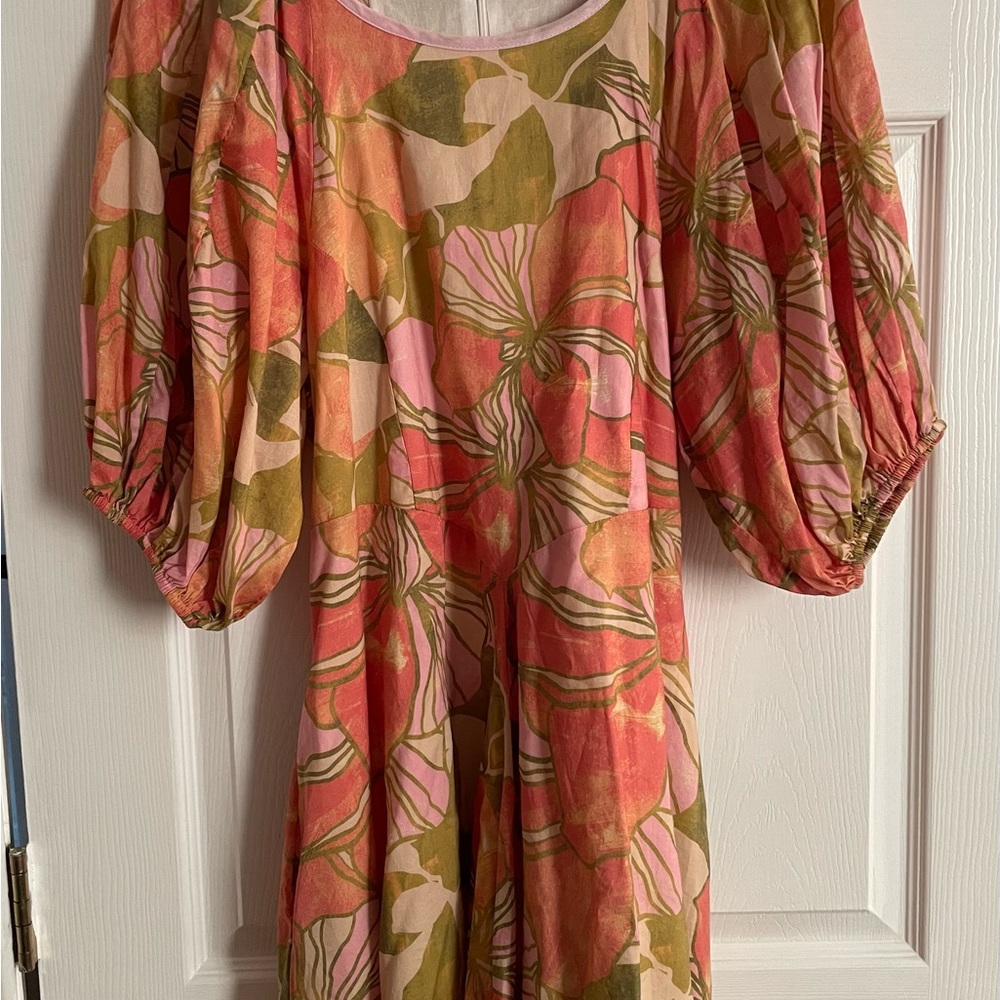 Floral Puff Sleeve Dress